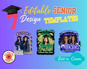 Editable Graduation Templates - Canva