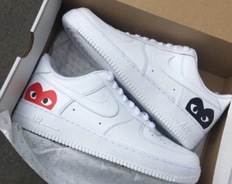cdg heart air force 1