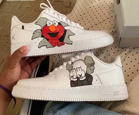 kaws air force 1 white
