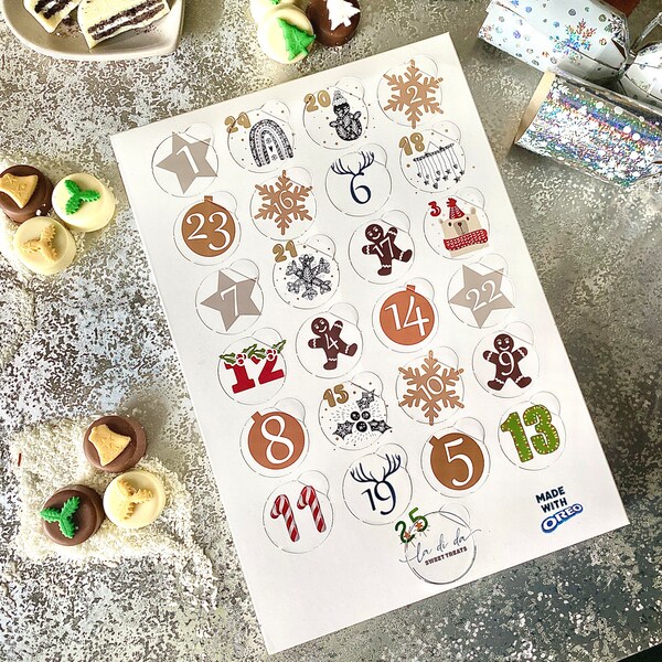 Secret Santa Advent Calendar Etsy