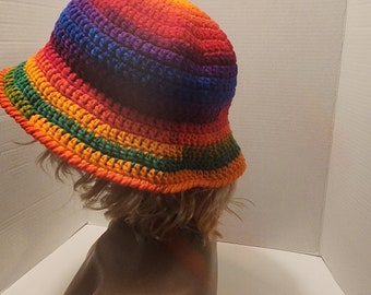 Easy crochet bucket hat pattern