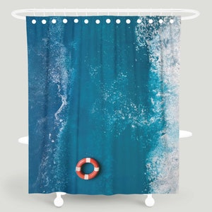 Cortina de ducha pequeña, blanca, resistente al moho, 90 x 180 cm, tela de  poliéster, impermeable