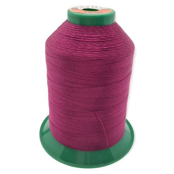 Tex 80 Polyester Dark Red heavy weight sewing thread for industrial sewing  machines, sewing accessories