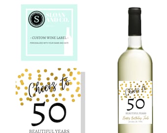 Custom Wine Label - Etsy Canada
