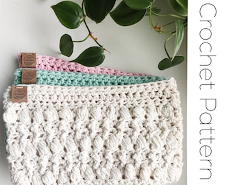 Crochet Pattern, Crochet Make up Bag, Bag crochet pattern, Wallet crochet pattern, Pouch crochet pattern, pdf download crochet pattern only