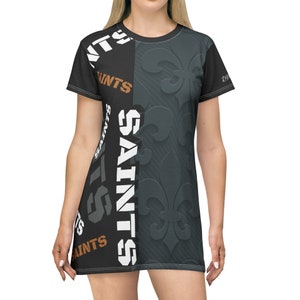 SAINTS - All Over Print T-Shirt Dress