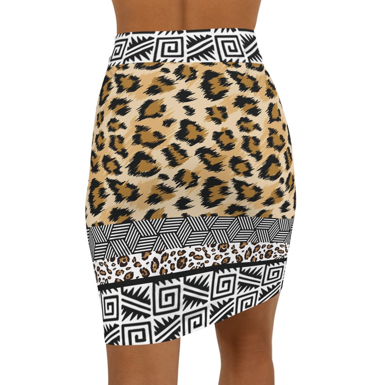 Tribal Geometric Mini Skirt Size 4