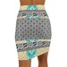 Engineered Abstract Tribal Print Mini Skirt main image 0