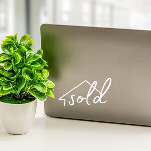 Sold - Real Estate Decal - Real Estate Life - Vinyl Decal - Car Decal - Laptop Decal