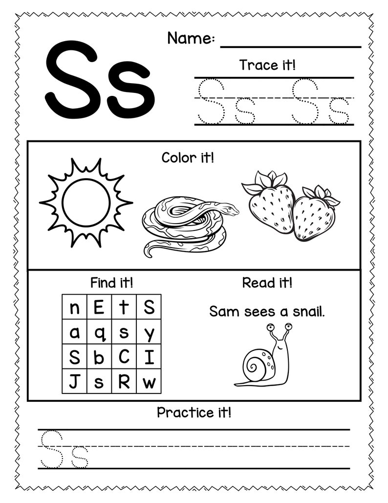 Alphabet Worksheets 26 Pages of Alphabet Worksheets for Preschool
