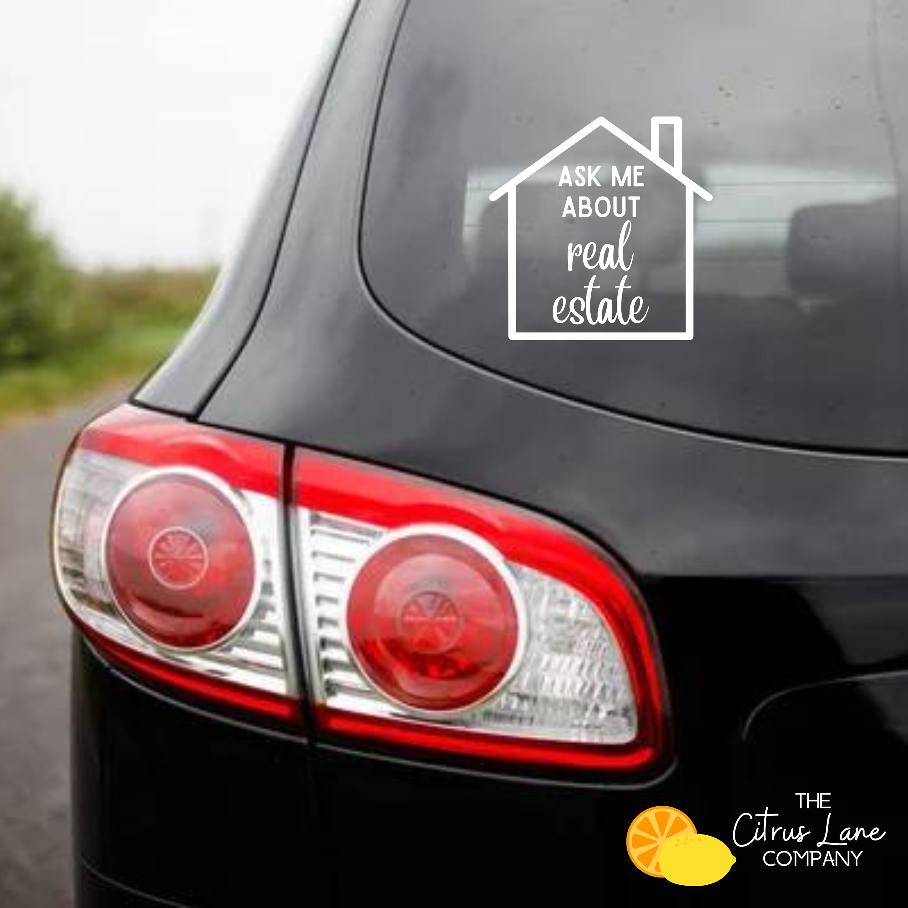 Realtor sale car decal