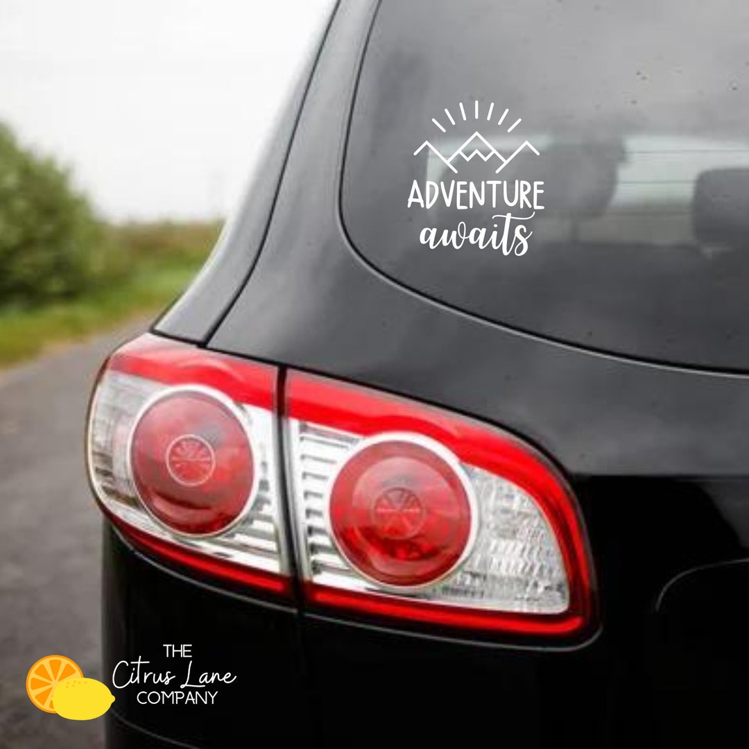 Adventure Awaits Vinyl Decal - Etsy