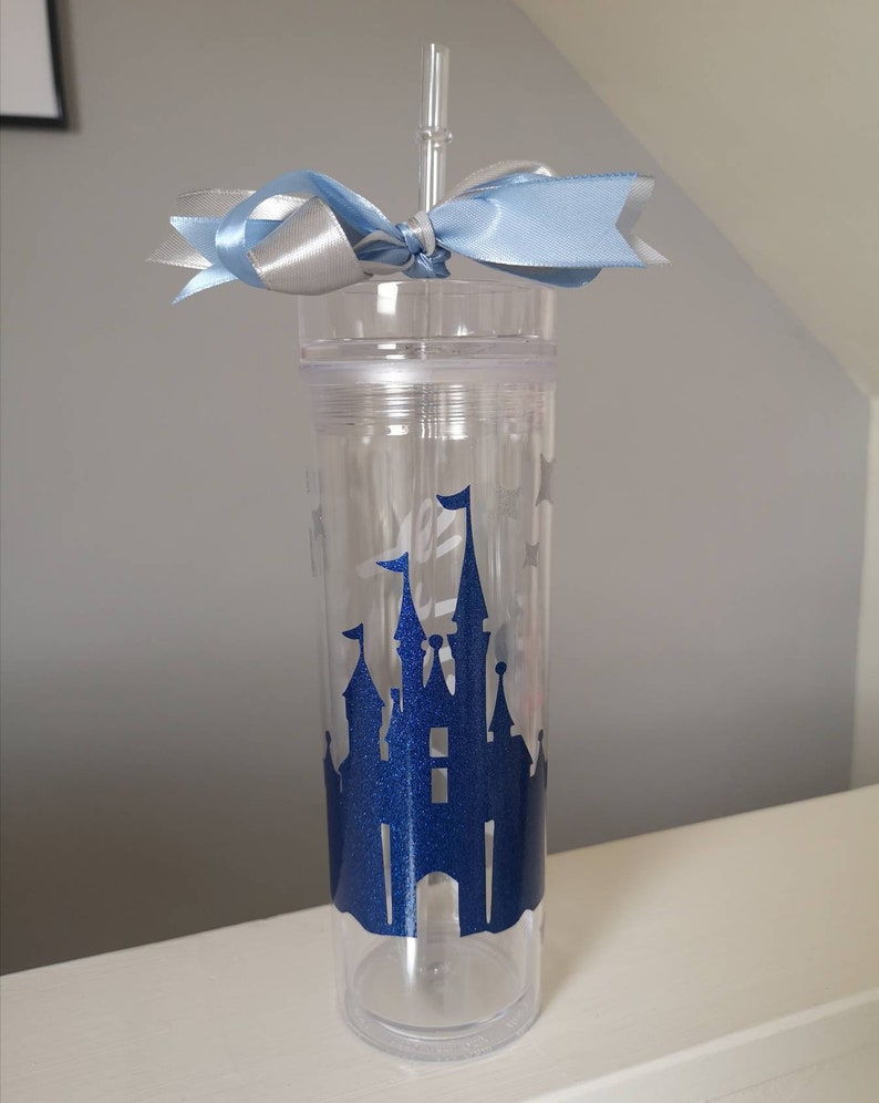 Personalised Disney Inspired Tumbler With Straw 16 Oz. Etsy India