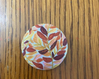 Fall Leaves Interchangeable Badge Topper