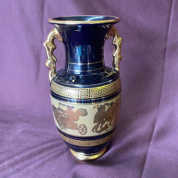 Hand Made in Greece 24k Gold Vase Etsy