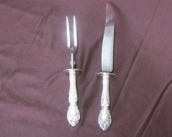 Etruscan By Gorham Sterling Silver Roast Carving Set 2-Piece
