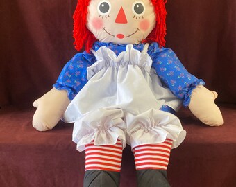 vintage large raggedy ann doll