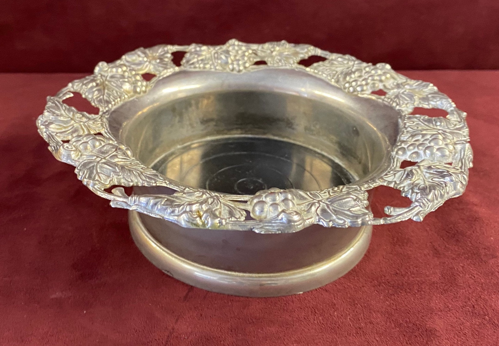 Vintage Godinger Silver Art Company Silver Plated Bowl Grape Etsy France