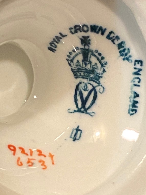 Vintage Royal Crown Derby Vase, Square Base, 5-1/4
