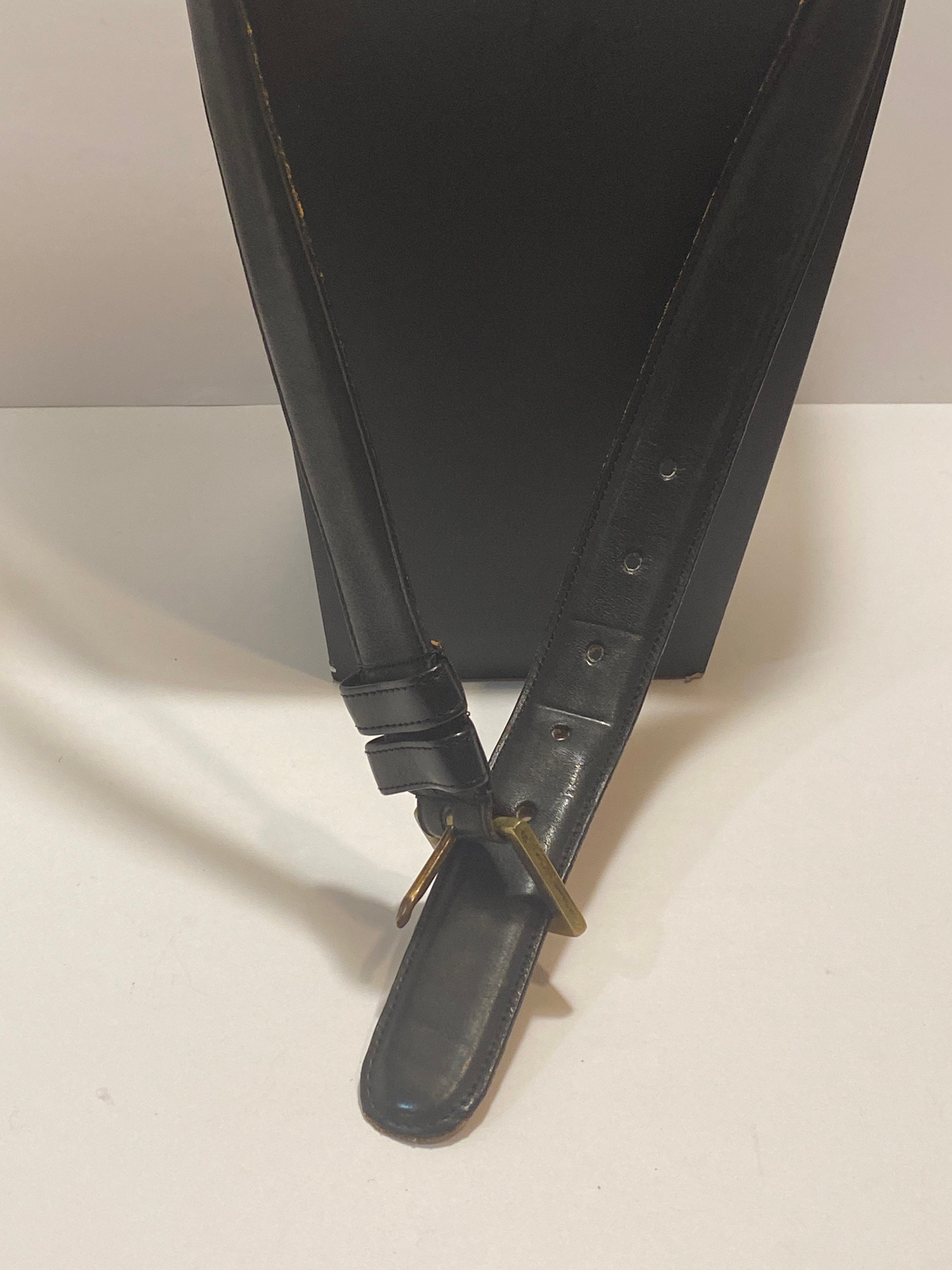 Coach Belt Black Glove Tanned Cowhide USA Made Brass Buckle 25/26‎ Coach Women main image 3