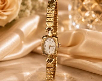 Vintage 1928 Hamilton Ladies Watch, 10K Gold Filled, Speidel  display picture 3