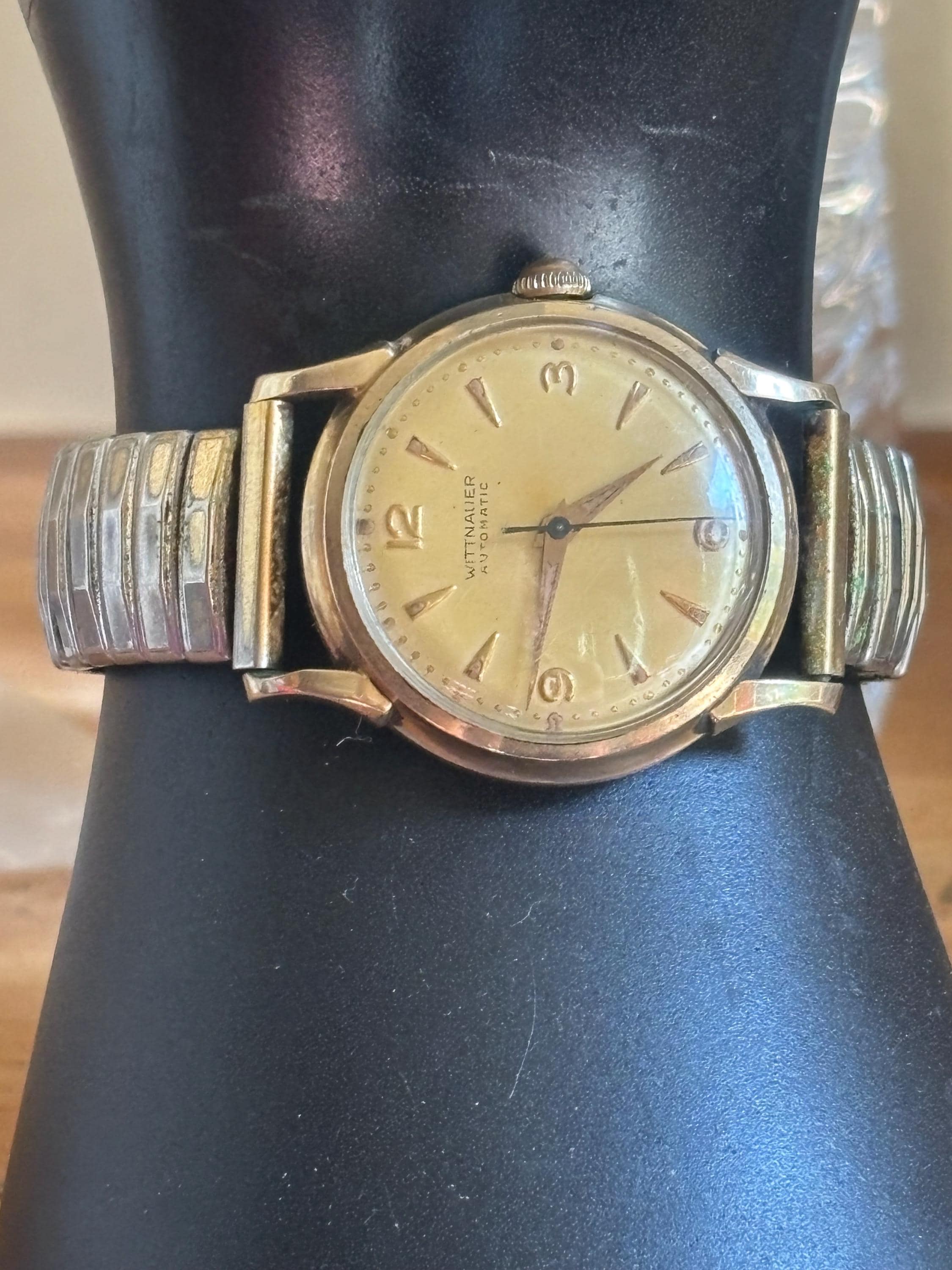 Vintage Wittnauer Automatic Watch: 10K Gold Filled Bezel - Etsy