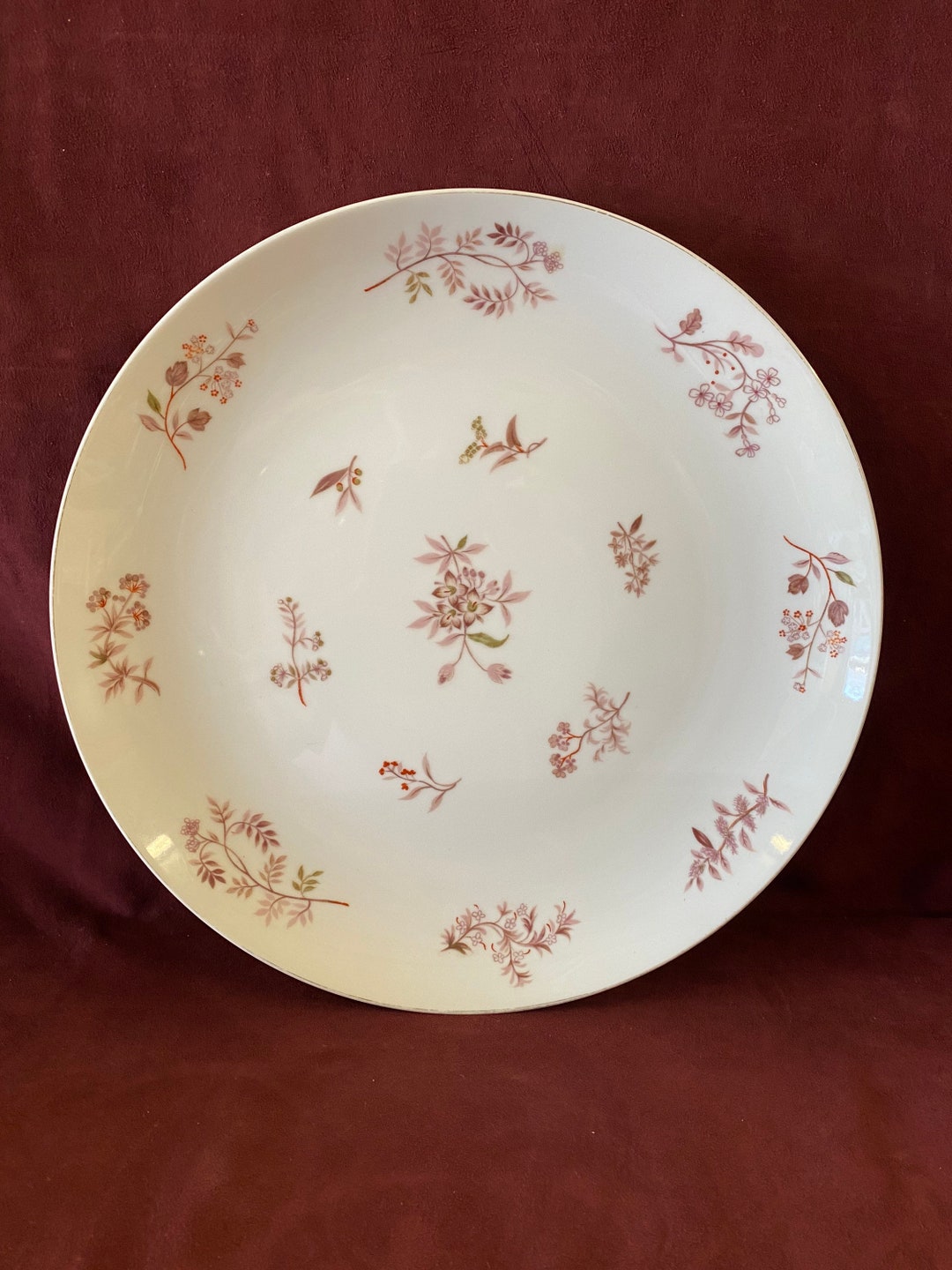 Vintage Jyoto Fine China Platter: Julie Pattern 8107, Floral
