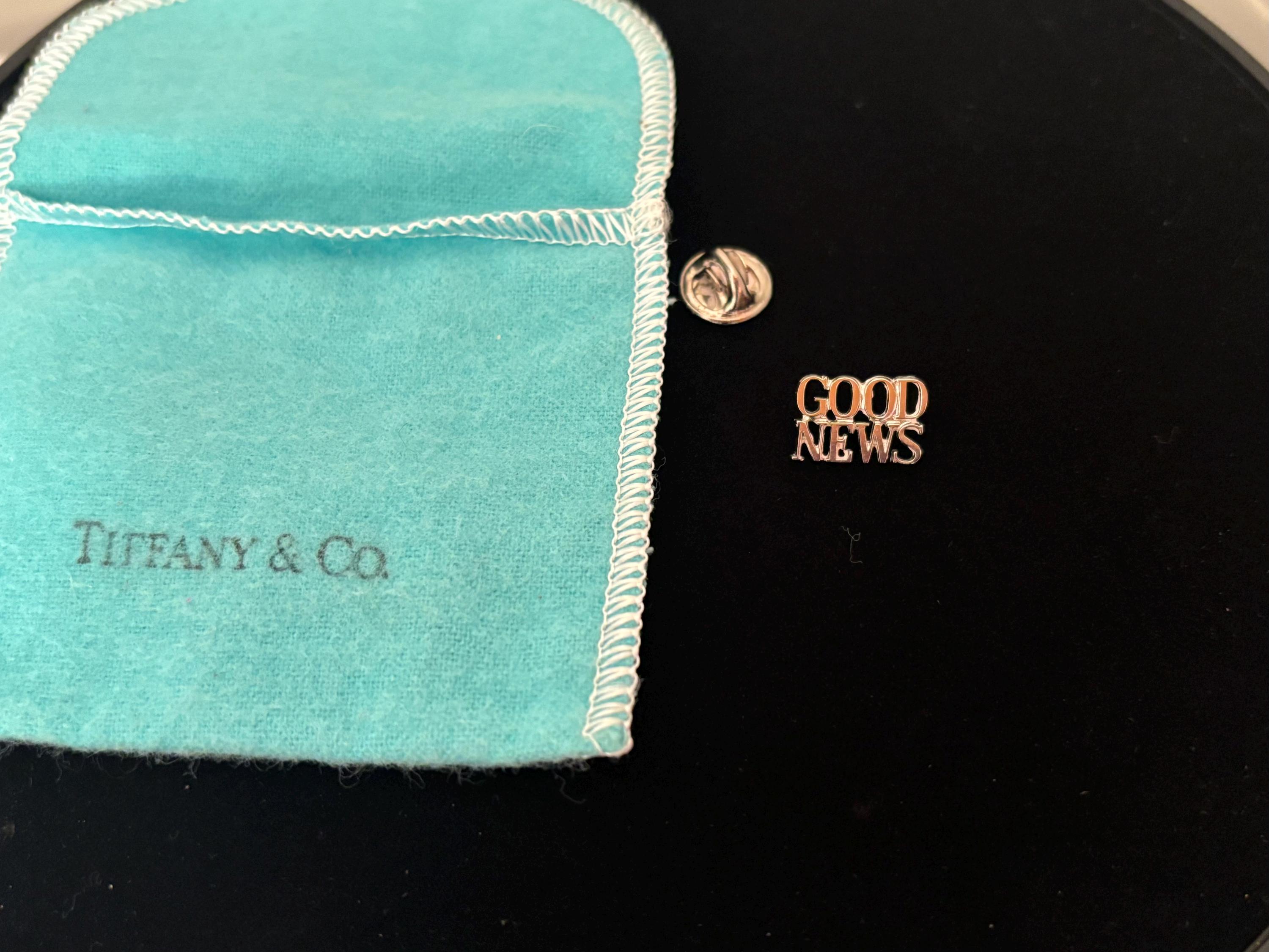 #80 Tiffany Good News ピン ティファニー ヴィンテージ 80 Tiffany Good News ピン ティファニー ヴィンテージ