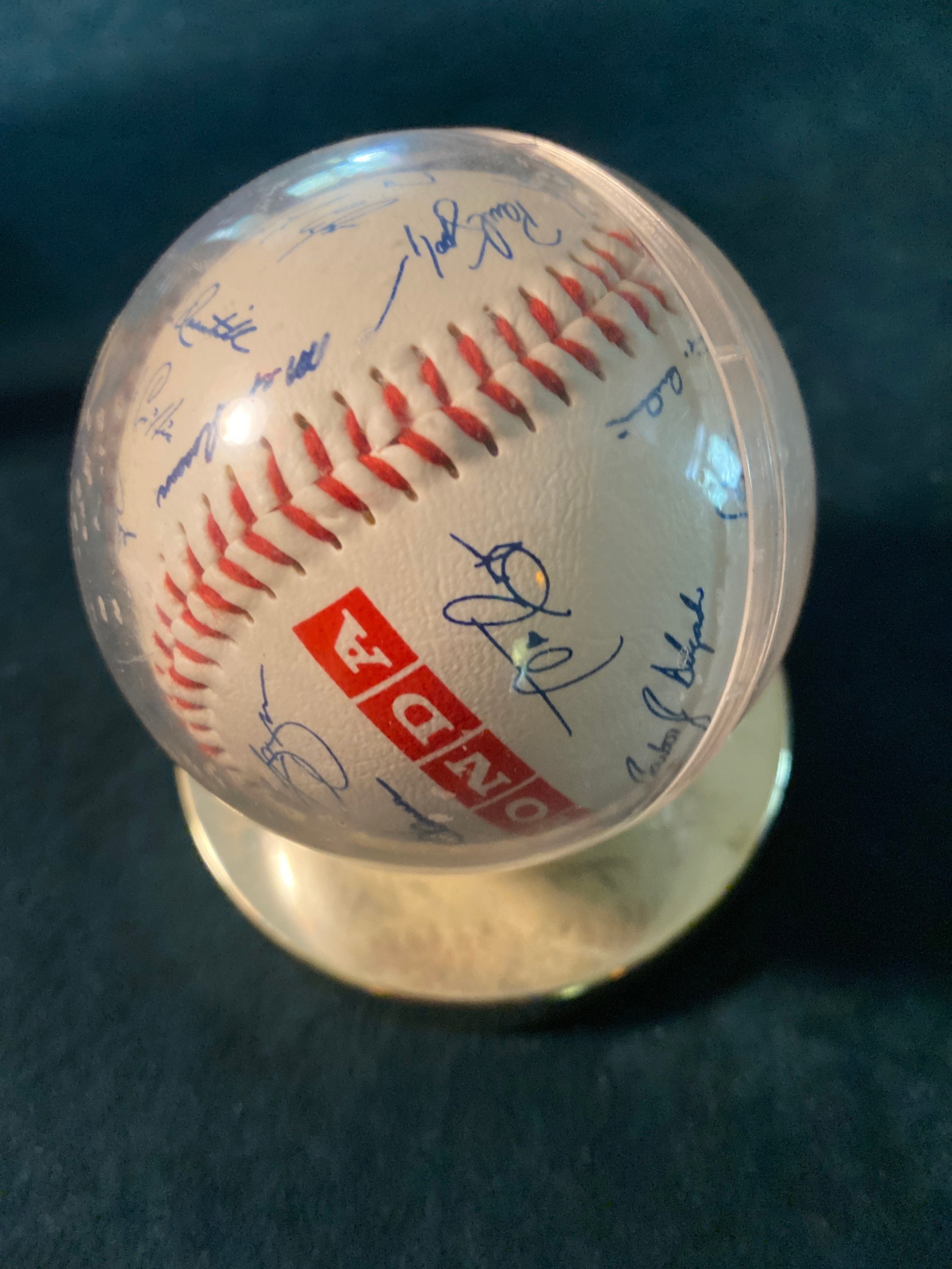 Vintage Toronto Blue Jays Team Signed Baseball for 1996 Etsy