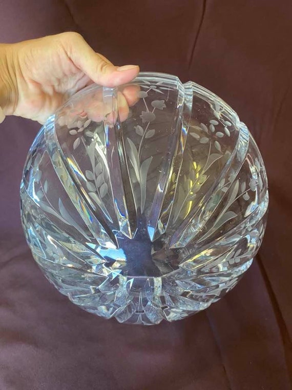 【ユーゴスラビア　ＲＯＧＡＳＫＡ (ロガスカ)　クリスタル ボウル】 Steklarna Rogaska(ロガスカ クリスタル) クリスタル ボウル 7.5