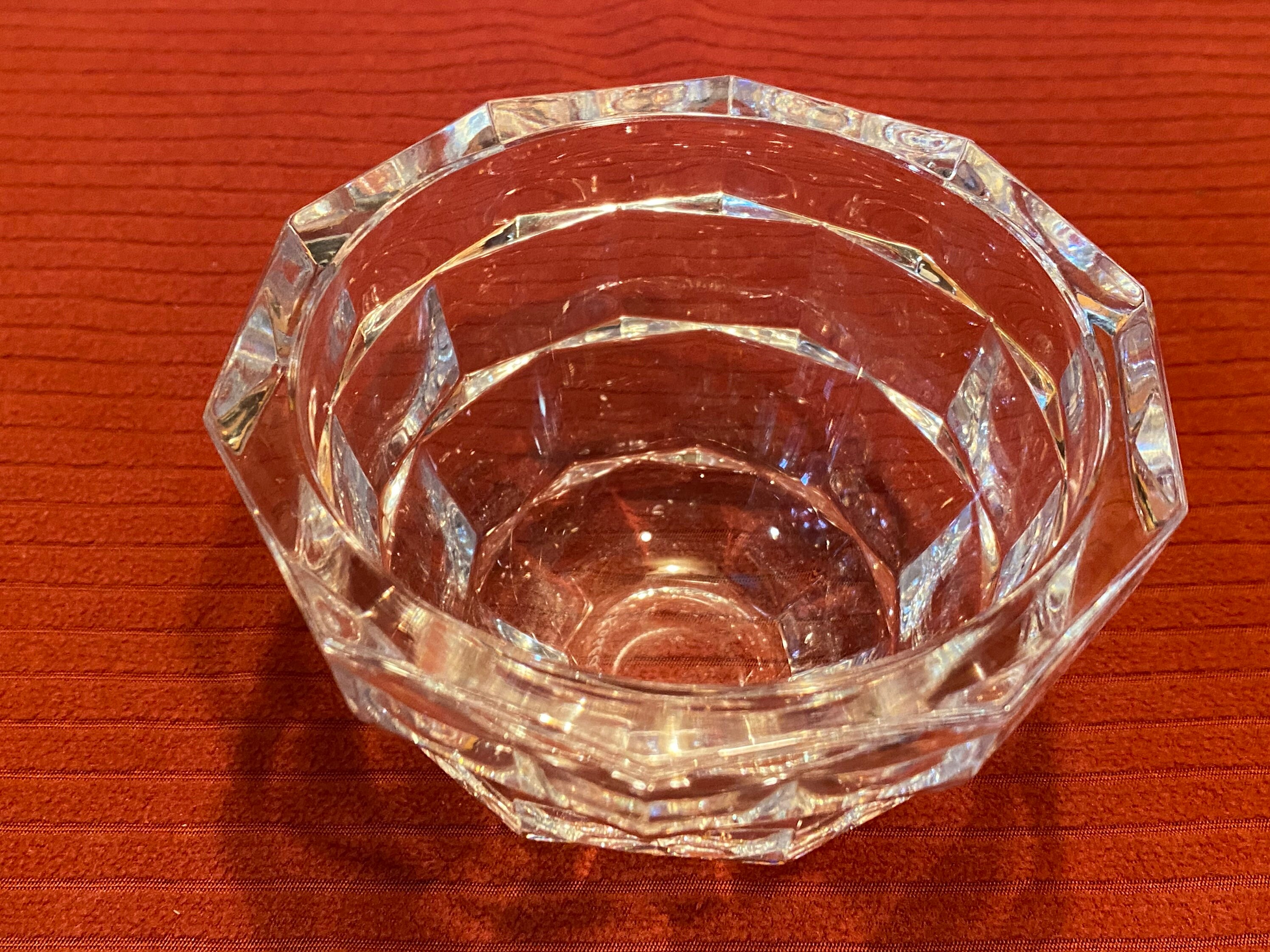 Vintage Signed Kosta Boda Opus 1 Full Lead Crystal Glass Bowl Etsy