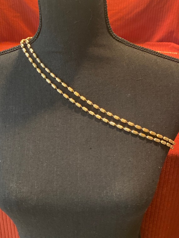 Vintage Gorgeous Napier Gold Tone Beaded Necklace… - image 7
