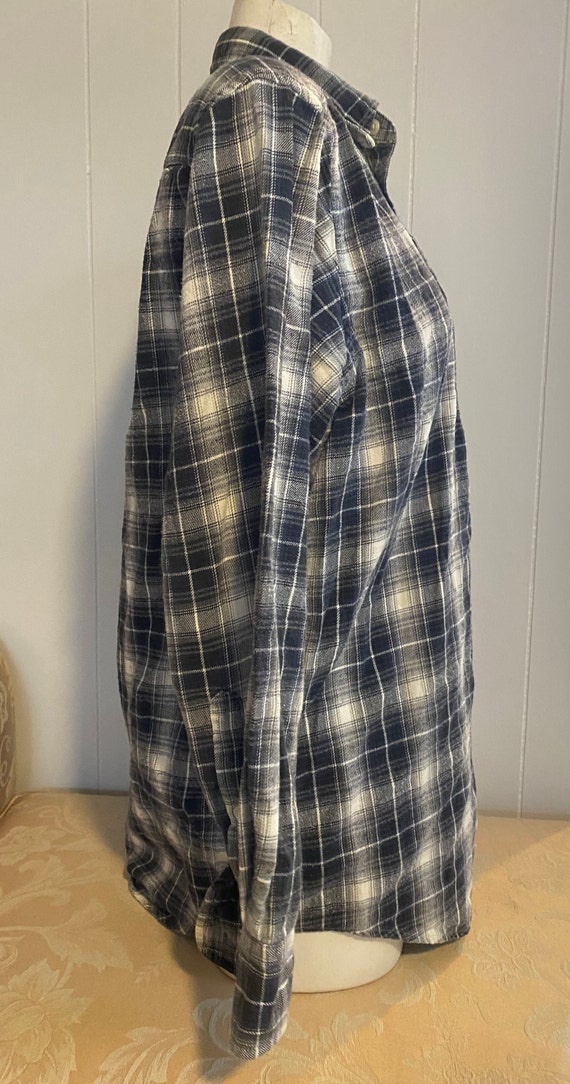Vintage Britches Medium Flannel Long Sleeve Butto… - image 3