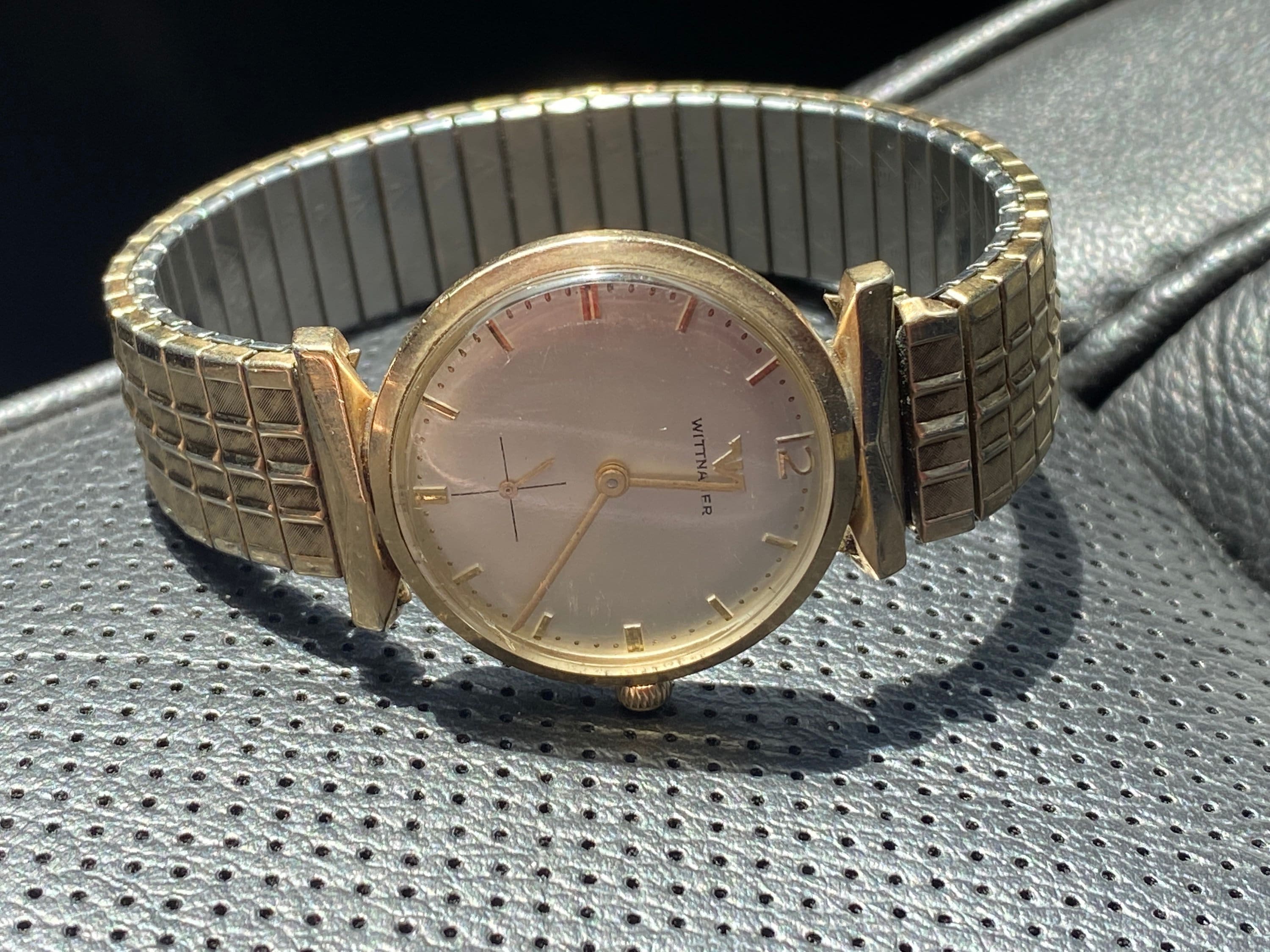 Vintage Wittnauer 10K RGP Wrist Watch with Stretch Band Works Etsy