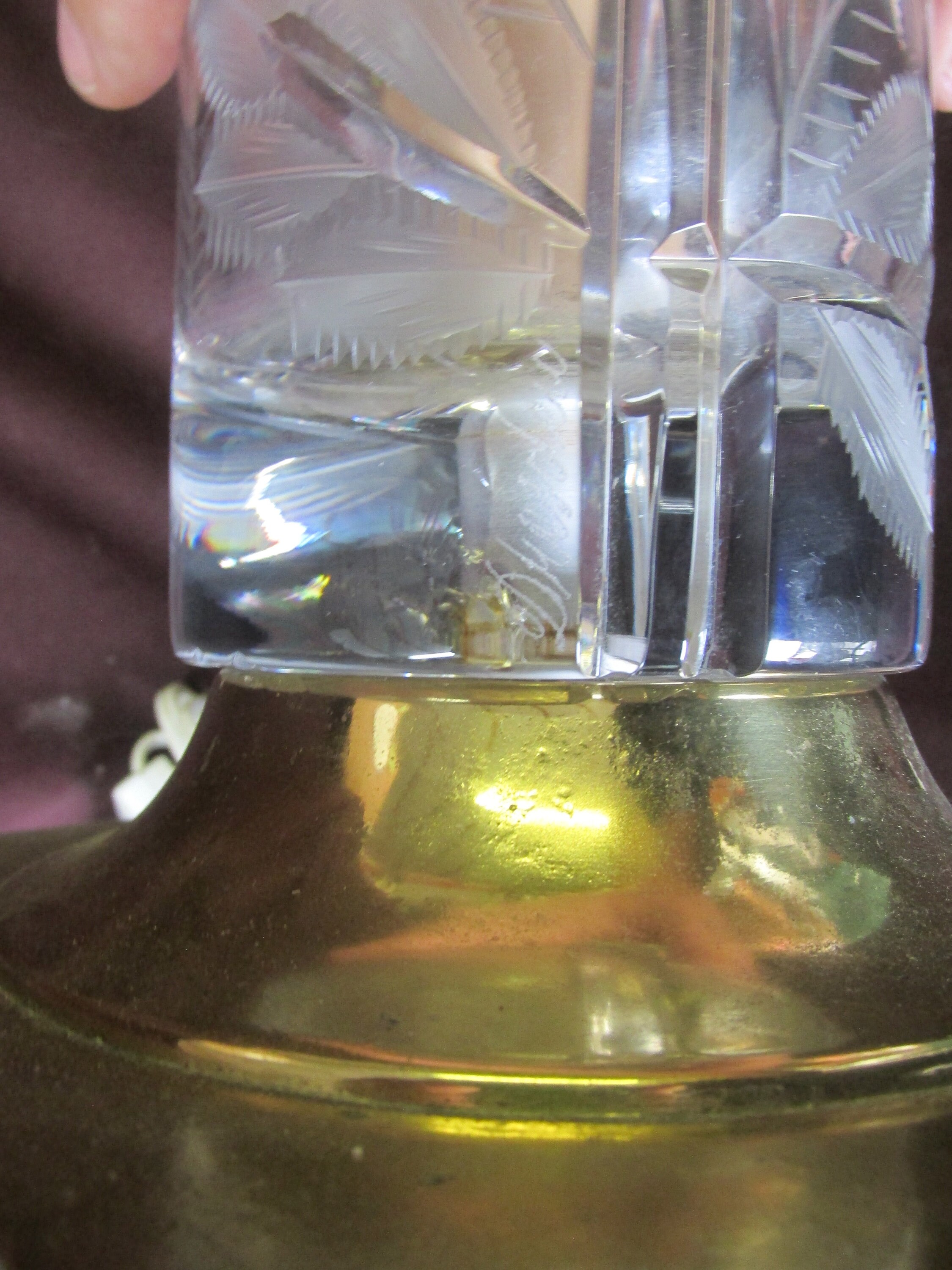 DRESDEN KRISTALL GERMANY   花瓶　切子 Amazon.com: Dresden KRISTALL Dresden Crystal Vase : Home