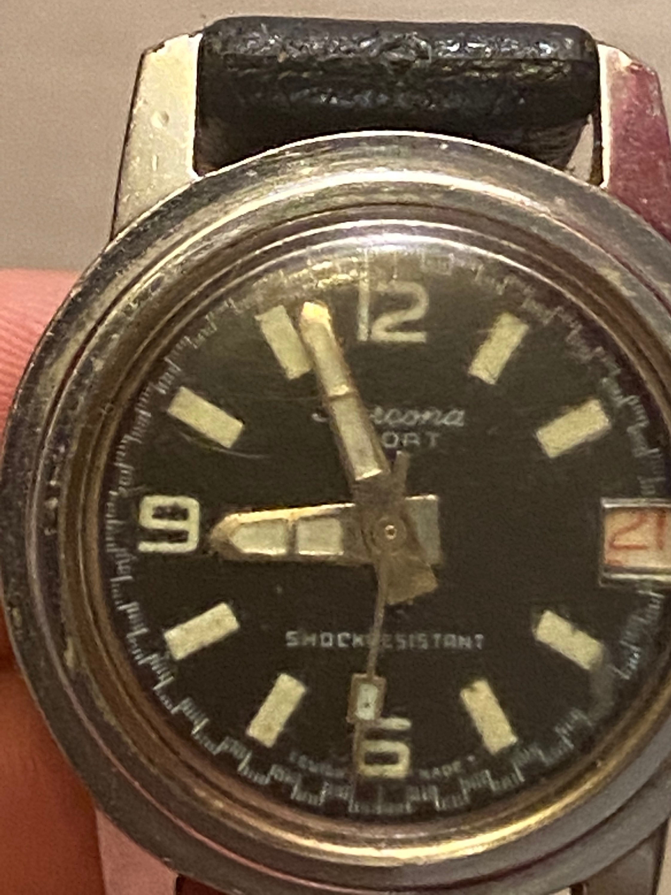 Vintage Bercona Sport Wrist Watch Shock Resistant Swiss - Etsy 日本