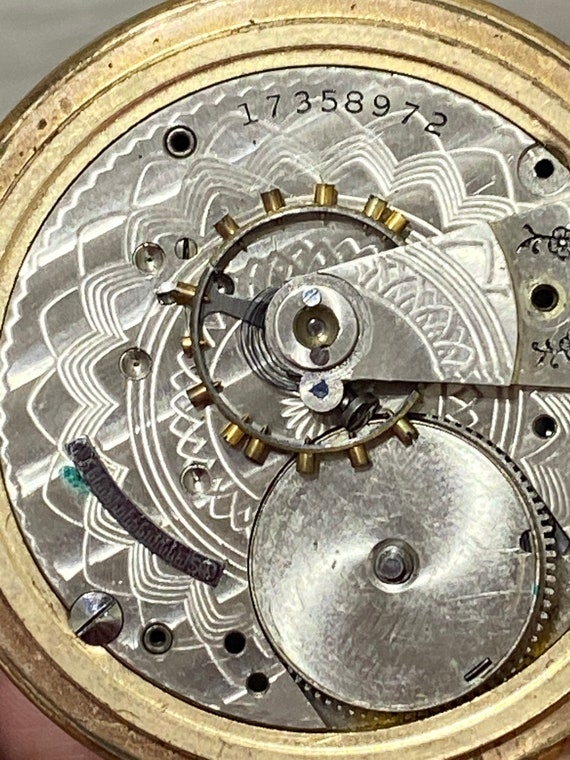 Vintage Elgin Pocket Watch, Nonworking - Parts On… - image 5