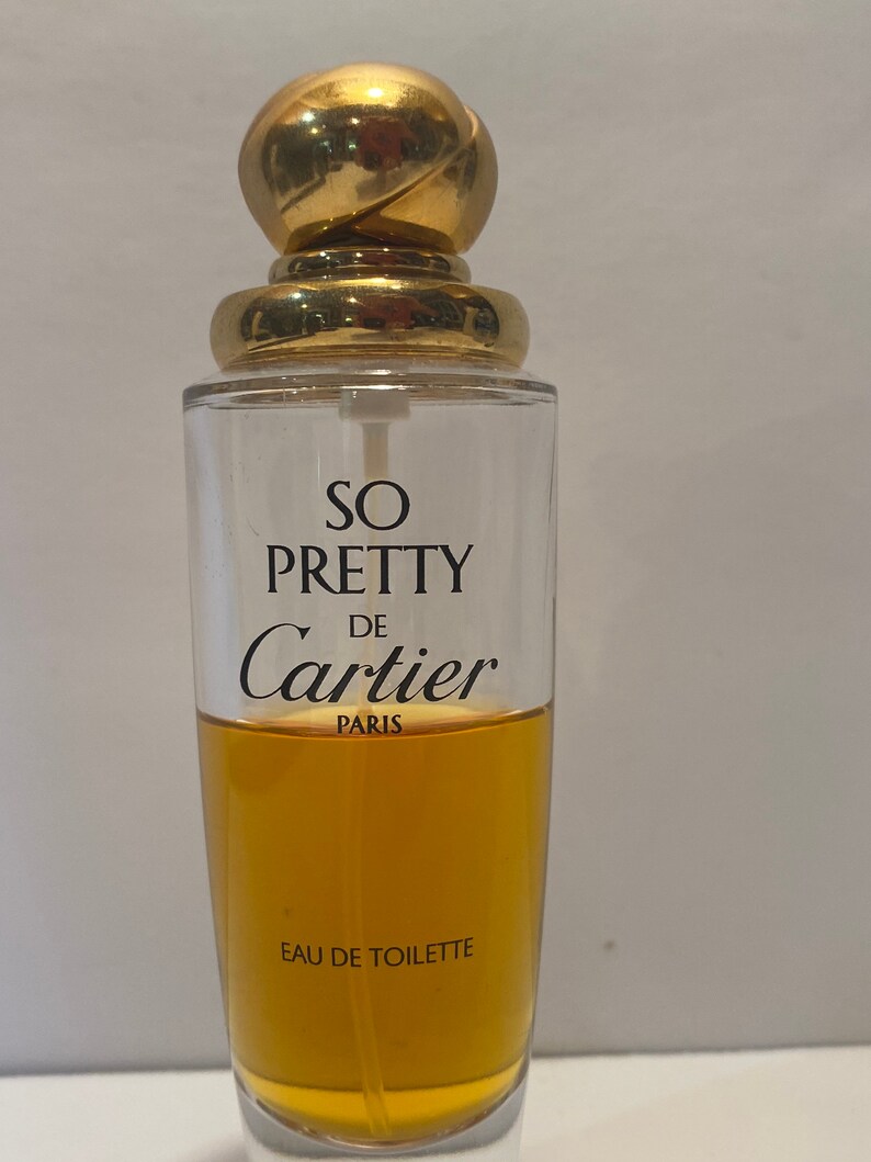 Vintage so Pretty De Cartier Eau De Toilette 1.6 Oz Perfume | Etsy