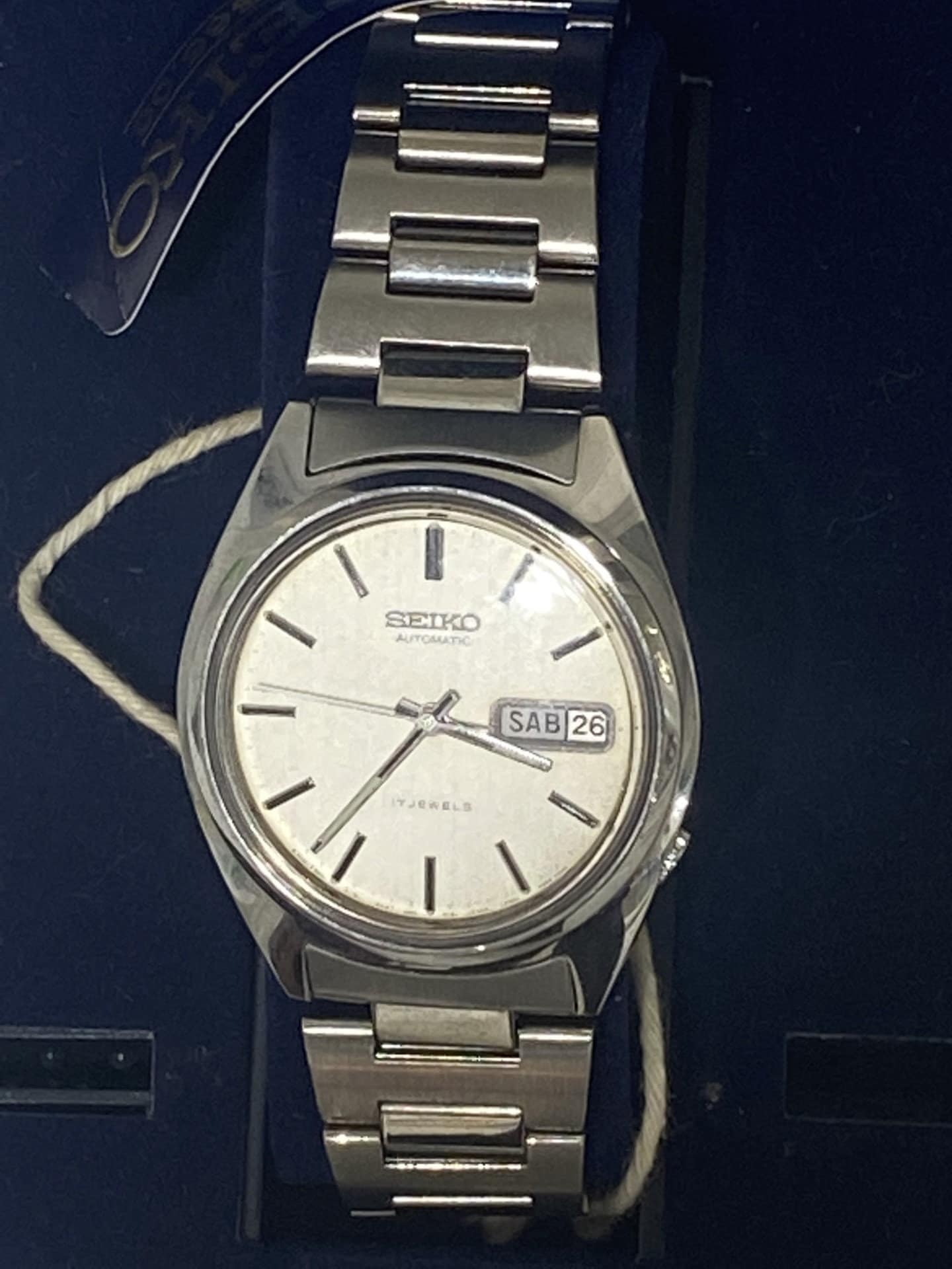 Vintage NEW Seiko 1980s (?) Diver's Automatic Wristwatch, 17