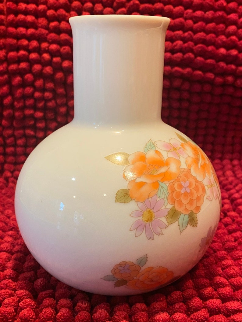 Vintage Small Bud Vase Takahashi 5 Tall 4 Round Etsy