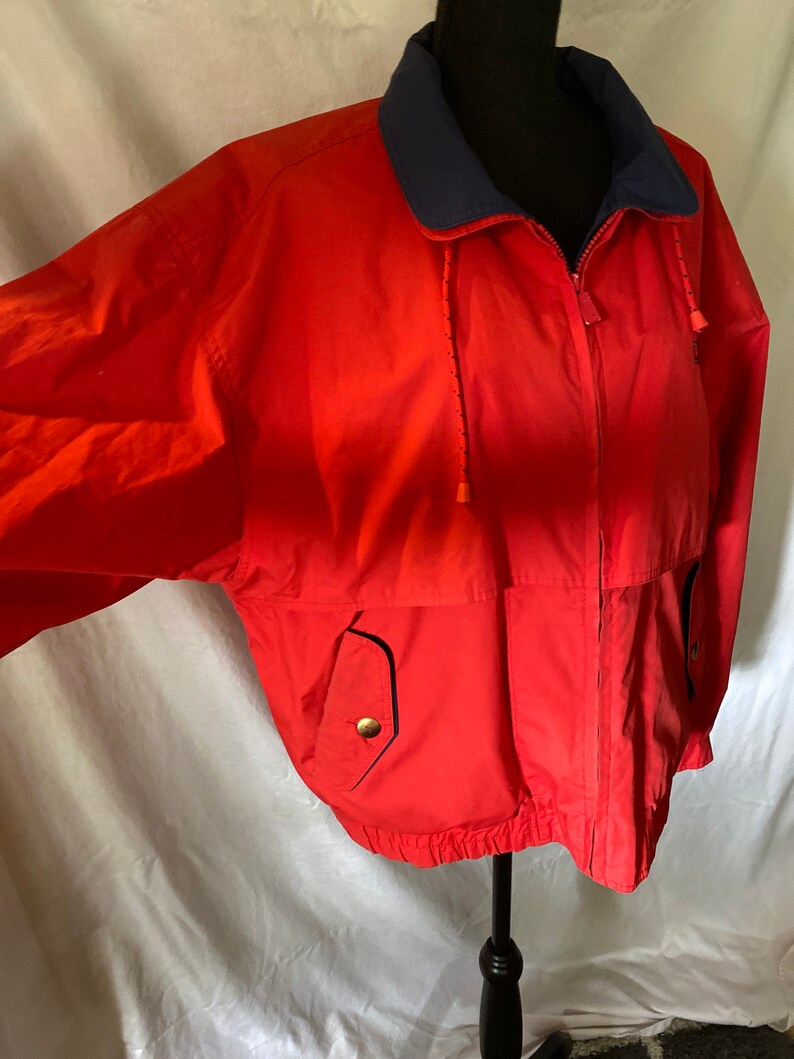 Gear for Sports Mens Large Red Jacket Coat Zipper Pockets Etsy