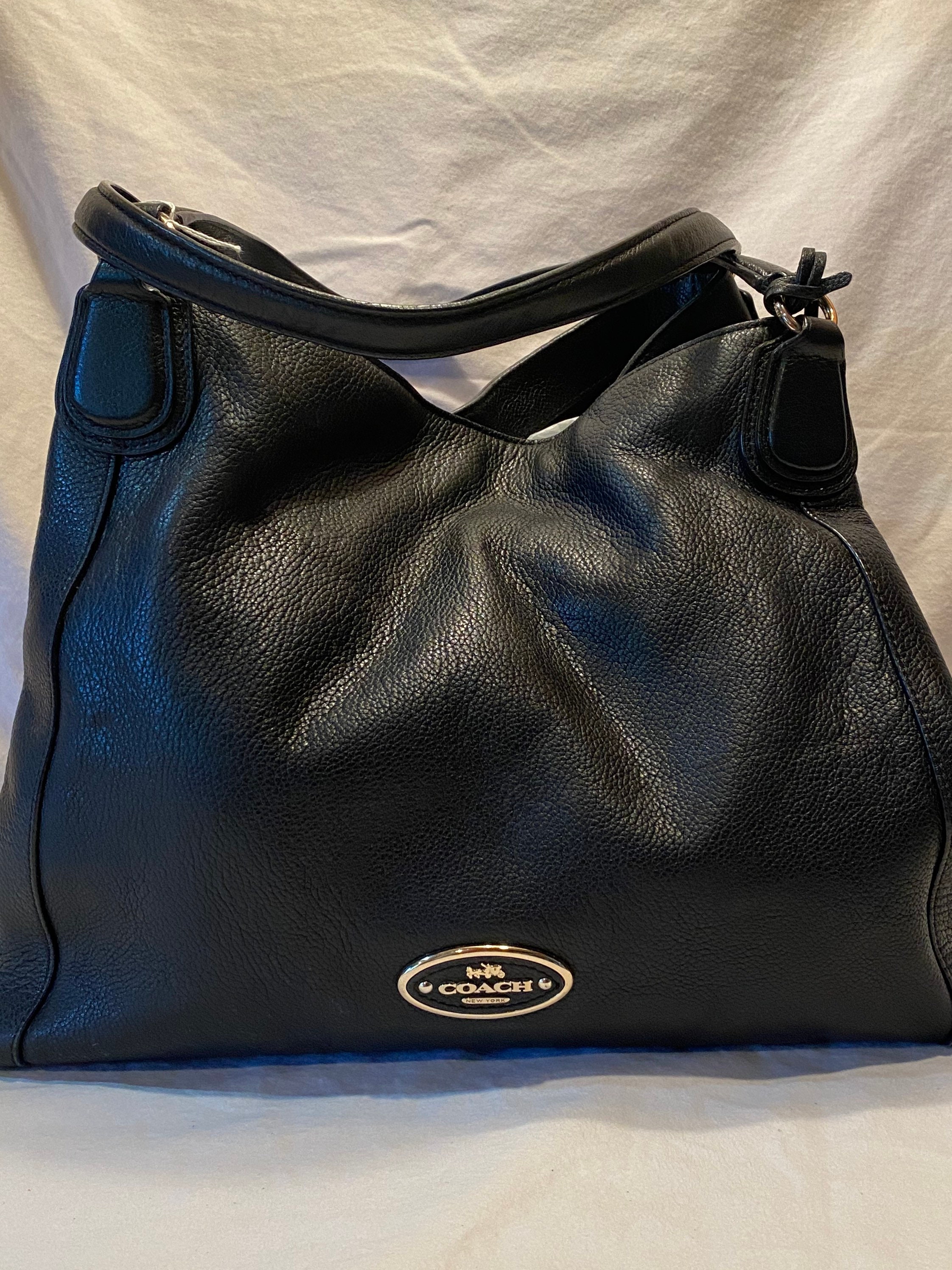 Coach hallie hotsell shoulder bag blue