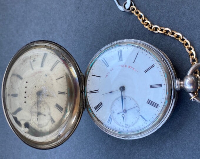 Vintage Pocket Watch With Key Key Wind Pocket Watch Works Etsy