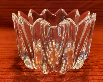 Vintage Orrefors Crystal Fleur Bowl - Jan Johansson Design