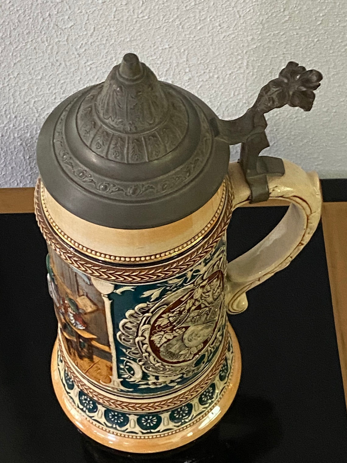 Vintage Johann Peter Thewalt One Liter Beer Stein Tavern Etsy