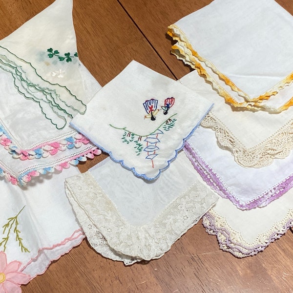 Antique Lace Handkerchief - Etsy