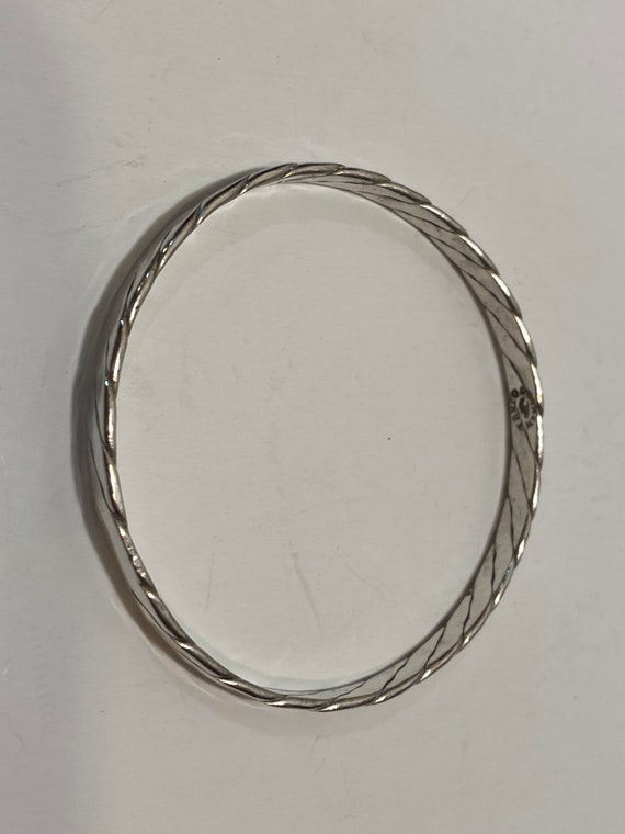 Vintage Gorgeous Silver Taxco Mexico Bracelet, 8"… - image 4