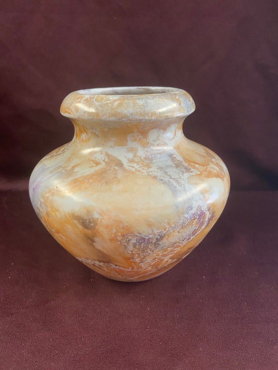 Old Arabia アラビア Marble Luster vase 花瓶 Arabia of Finland Marble Lustre Vase 1928-1932 | Chairish