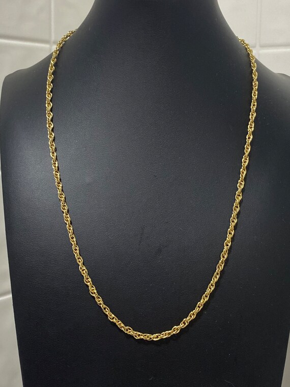 Gorgeous Estate Gold Colored Whiting & Davis Rope… - image 7