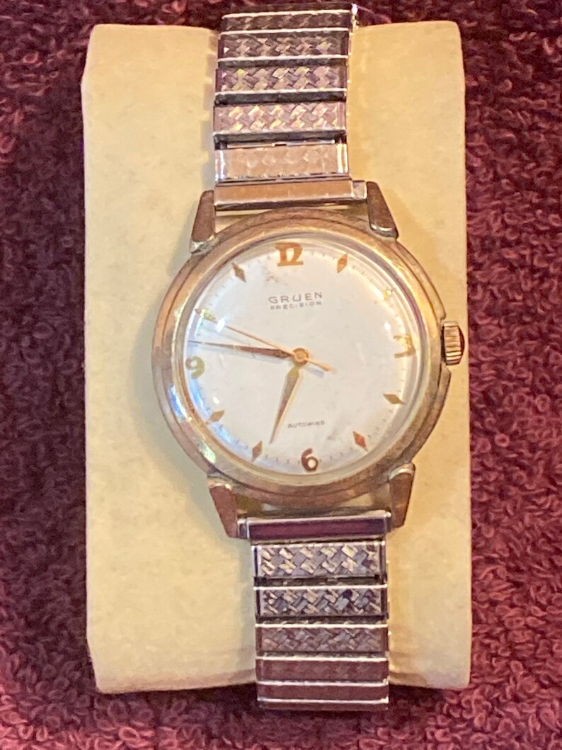 vintage gruen precision autowind watch